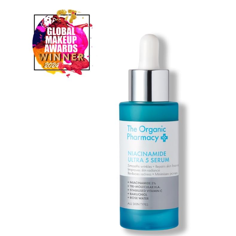 The Organic Pharmacy Niacinamide Ultra 5 Serum - Vitamin B3 Powerhouse with 5% Niacinamide, Vitamin C, Hyaluronic Acid, Bakuchiol, 1 Fl Oz - Image 4