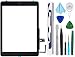 T Phael Black Digitizer Repair Kit for iPad 9.7" 2018 iPad 6 6th Gen A1893 A1954 Touch Screen Digitizer Replacement with Home Button + Adhesive + Tools