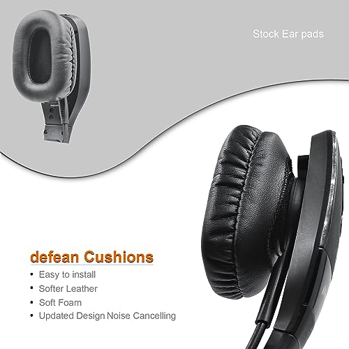 B450-XT Mod Kit Ear Pads + Mic Foam - defean Replacement Ear Cushions Cups Cover Compatible with VXI BlueParrott B450-XT B450XT S450-XT Headset,Ear Pads with Noise Cancelling Bluetooth Headset