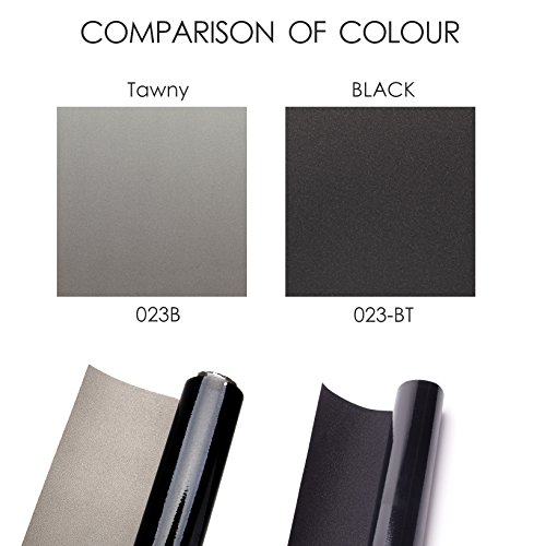 CottonColors Window Film Privacy 35.4x78.7 Inches Frosted Static Windows Decoration Self Adhesive for UV Blocking Heat Control Glass Stickers Black Frosted