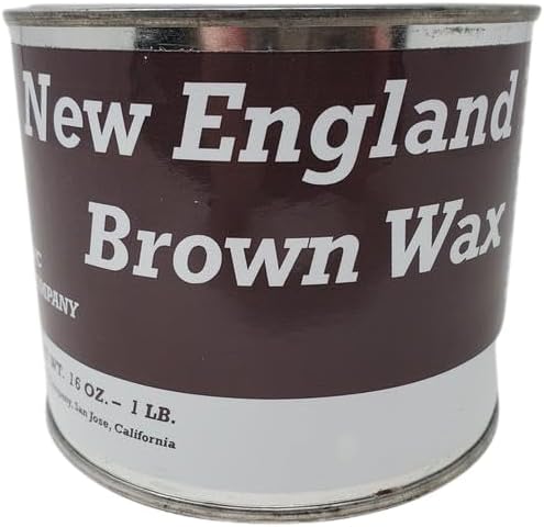 New England Brown Paste Wax - 16 oz Can