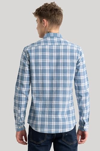 Image of U TURN Men's Cotton Casual Printed Checkered Stylish Shirt for Men Plus Size Shirt for Men