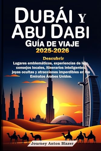 DUBÁI Y ABU DABI GUÍA DE VIAJE 2025-2026: Descubrir Lugares emblemáticos, experiencias de lujo, consejos locales, itinerarios, joyas ocultas y atracciones imperdibles en los Emiratos Árabes Unidos
