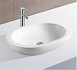* Maße des Waschbeckens : 59 x 42 x 11,5 cm - Farbe: weiß - Material: Keramik