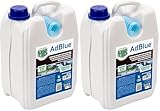 MOTORKIT AdBlue Additiv in 5 Liter Flasche mit Kanüle. Für Dieselmotoren mit SCR Technologie. Reduziert NOx Emissionen und erfüllt die Anforderungen der Abgasnormen Euro IV, V und VI (Packung mit 2)