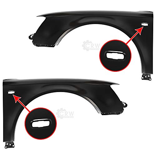 Kotflügel Set Satz für A4 8E B7 Bj.10.04-11.07 mit Blinkerloch Limo Avant