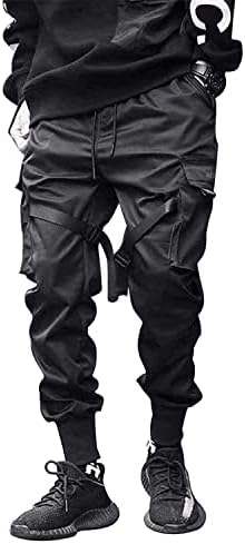 Aelfric Eden Mens Joggers Pants Long Multi-Pockets Outdoor Fashion Casual Jogging Cool Pant with Drawstring