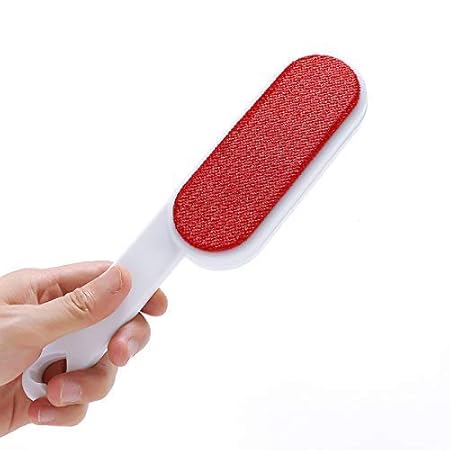 GLIVE (LABEL) Pet Hair Remover Cleaner Brush Self-Cleaning Double Sides Magic Lint Remover Brush Pet Dust Hair Remover Brush