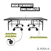 JOOLA-Mesa-de-Ping-Pong-Profesional-para-Exteriores-J500A-Superficie-de-Aluminio-de-6mm-Plegable-y-Resistente-al-Clima-con-Red