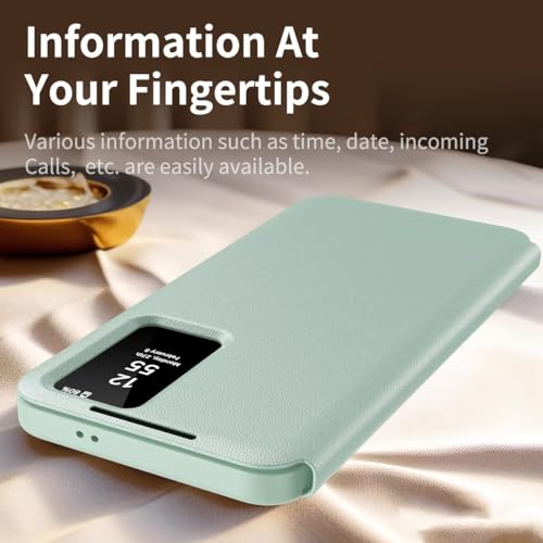 Coque Samsung Galaxy A56 étui cuir flip folio intelligent