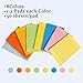 Lined Sticky Notes 4 X 6 Inch 12 Pads Large Colored Self-Stick Note with Lines, Colorful Ruled Memo Notepads 600 Sheets 8 Candy Colors for Office, School and Home, Yellow, Green, Blue, Pink
