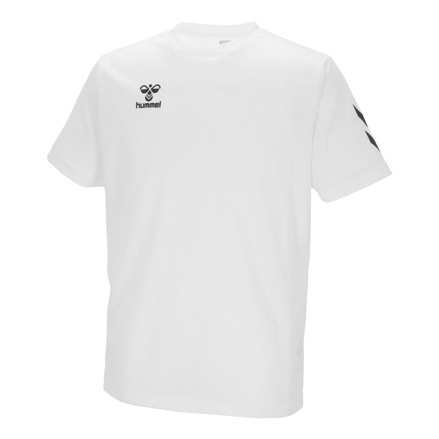 hummel スポーツシャツ hummel ヒュンメル ワンポイントTシャツ(インディゴネイビー