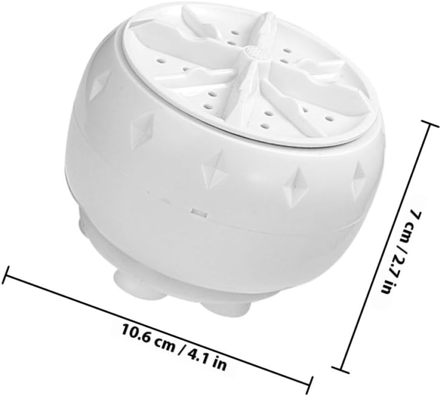 Generic Portable Turbine Washing Machine with USB Mini Sink Washer for Home Travel Rv Apartment, Small Portable Ultrasonic Washing Device for Underwear and Clothes Cleaning