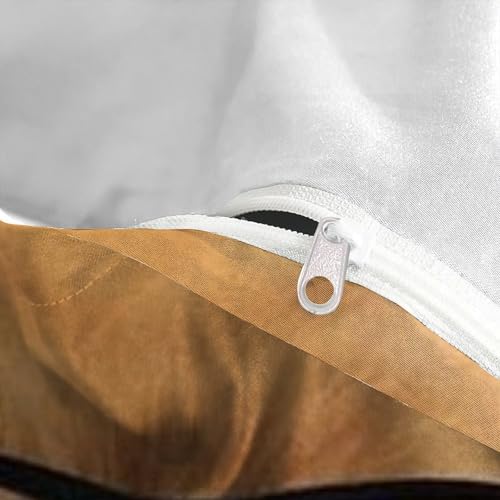 Housse de couette chiots impression 3D relief microfibre parure de lit 260x220 - 5