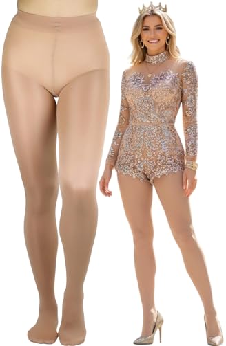 Image of ToBeInStyle Women's Shine & Shimmer Metallic Pantyhose Opaque Lurex Tights