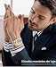 Imagen de Winner Reloj de Pulsera mecánico mecánico Retro con Diamante Tallado para Hombre