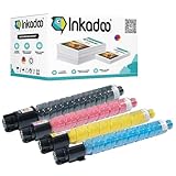 Inkadoo Toner compatibile con Ricoh 841618 enth lt 4X cartuccia toner Multipack MP C 305 E MP C 305 SP MP C 305 NRG - MP C 305 SPF MP C 305 SP, ca. 24.000 pagine di toner