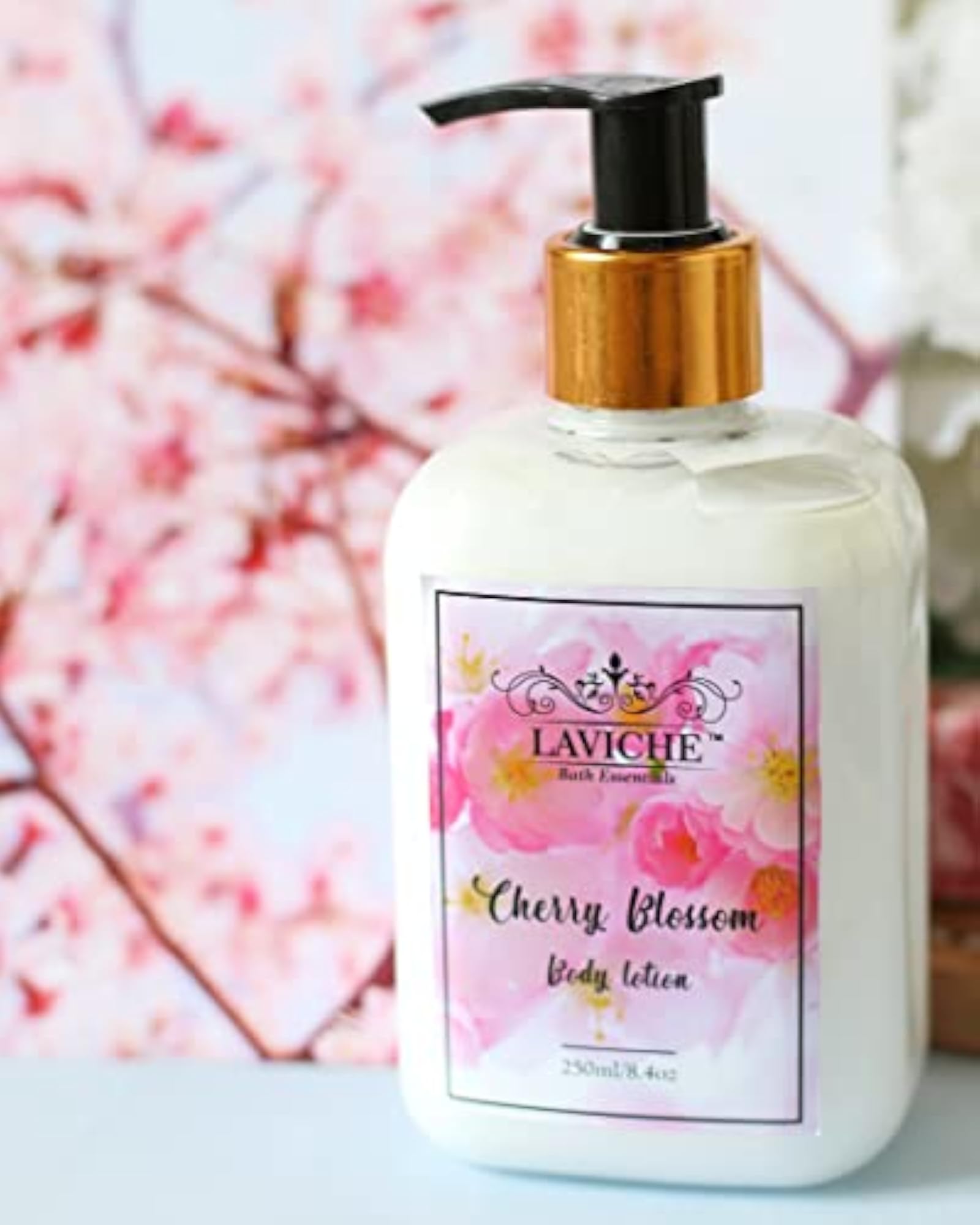 Cherry Blossom Body Lotion for Soft & Supple Skin, 250Ml