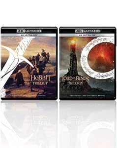 The Hobbit &amp; The Lord of the Rings: Motion Picture Trilogy (Extended &amp; Theatrical) (4K UHD) (15-Disc)