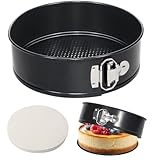 7 Inch Springform Pan for Instant Pot 6, 8 Qt Pressure Cooker 50Pcs Parchment Paper Baking Mold Round Leakproof Nonstick Removable Bottom Bakeware for Cake Cheesecakes Pizza and Quiches Accessories