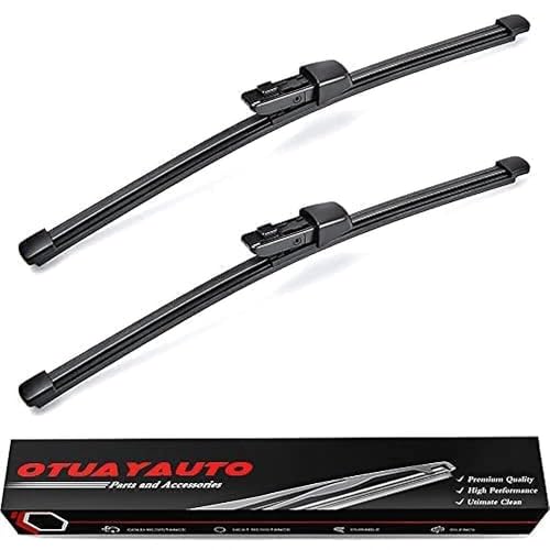 OTUAYAUTO 2 Stück Scheibenwischer Hinten kompatibel mit Golf 6 08-12, Golf 7 12-19, Golf 7 Variant 13-19, Fabia 07-14, A1 12-18, F46 15-19, Heckscheibenwischerblätter, Länge: 280mm