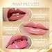 YCNASSS Color Changing Lipstick for Older Women, pH Adjusting Clear Lip Gloss, Transfer-Proof, Long-Lasting Hydration, 8+ Hours, 2 Pieces
