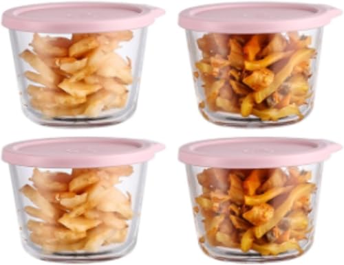 Tuyiutm4�� 6�� �v�����J�b�v �ϔM�K���X �[���[�J�b�v 270ML �W�t�� �T���_ �����J�b�v �d�q�����W �I�[�u���Ή� �ƒ�p���[�X�J�b�v ���[�O���g�_�u���X�L���~���N�t���[�c�f�U�[�g�J�b�v �������ϔM�K���X�v�����J�b�v (�s���N,4��)