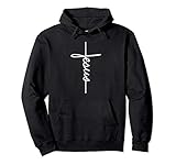 Christliches Geschenk für jung und alt - Jesus Kreuz Pullover Hoodie