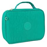 Estojo Escolar Feminino Box Jumbo Compartimentos Para Caneta Lápis Bolsinha Organizadora (VERDE CLARO)