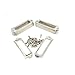 SpzcdZa 50Pack Office Library File Drawer Cabinet Card Tag Label Card Holder Drawer Pull/Label Holders/Label Frames Card/Label Holder Modern Label Holders Metal Frame(Silver Tone)