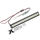 RC Car Roof Light Bar - 32 LED Beads, 100mm Waterproof Off-Road LED Lamp for Crawler Truck, SUV, Rock Crawling, Night Driving - Durable Upgrade Accessory