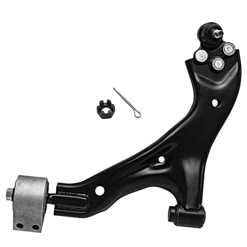 Image of Detroit Axle - 6pc Front End Kit for 05-09 Chevy Equinox Pontiac Torrent, 02-07 Saturn Vue, 2 Lower Control Arms w /Ball Joints 2 Outer Tie Rods 2 Sway Bars 2005 2006 2007 2008 2009 Replacement