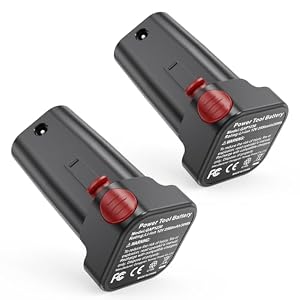 ASUNCELL 2 Stück 2500mAh 12V Akku für Güde Akku Regenfasspumpe RFP 12-201-04, klick-Funktion Lithium-Ionen Ersatzbatterie Ersatzakku GAP1230 Akkupack Akkuwechsel