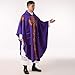 BLESSUME Priest Celebrant Chasuble Catholic Church Father Purple Mass Vestments Robe