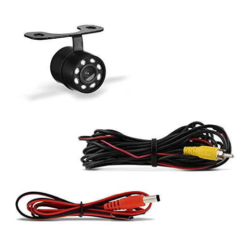 Câmera de Ré Automotiva com Visão Noturna Conexão RCA - Auto Care, AU717, Preto