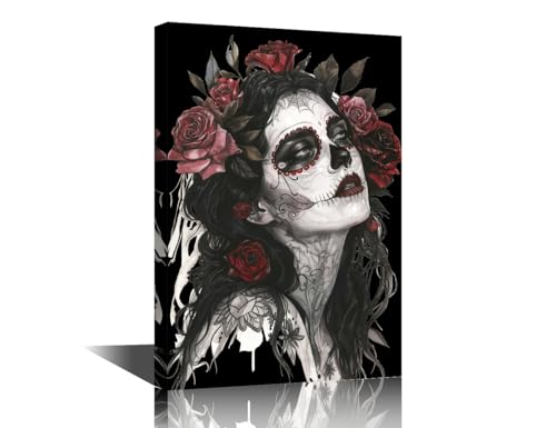 Poster Jour des morts avec cadre 61x91 cm pour déco de chambre