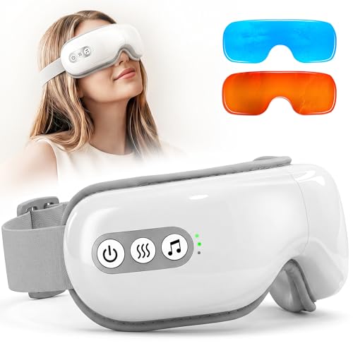Eye Massager with Heat & Cooling, Cordless Relax Gift