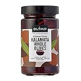 Olymp Kalamata Pitted Olives, Vegan • Gluten Free • Non GMO • Hand Picked, 12.7 oz ℮ 360 g