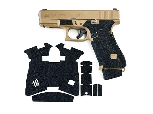 Handleitgrips Compatible for Glock 19x V, Textured Rubber