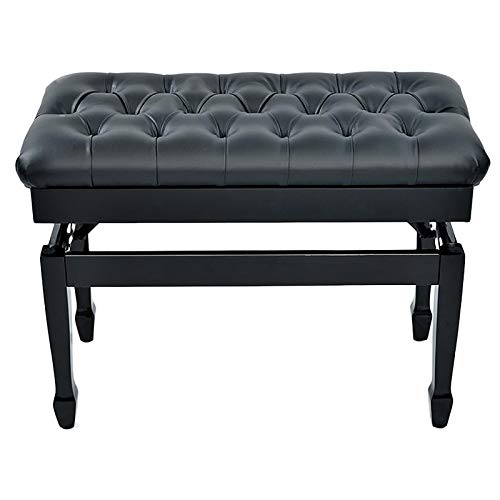 TEmkin Tabouret de Piano Banc de Piano Tabouret de Banc de Piano réglable, Compartiment de Rangement de Grande capacité en Cuir PU Noir en Bois Massif Style Vintage - Les Beatles, Paul McCartney, John Lennon, RIngo Starr, George Harrison TEmkin Tabouret de Piano Banc de Piano Tabouret de Banc de Piano réglable, Compartiment de Rangement de Grande capacité en Cuir PU Noir en Bois Massif Style Vintage – Image 7