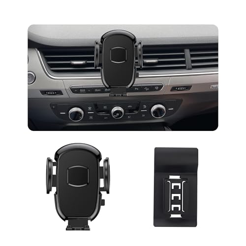DJXCAR Car Phone Holder Fits for Audi [Only fits for 2016-2019 Audi Q7], Cell Phoen Car Mount Fits Snugly and Perfectly in The Vent Design for 4.7-7 in Phones,360 Degree Rotation,Easy to Install