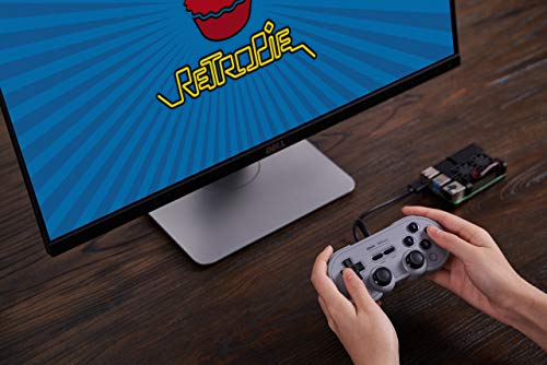 8Bitdo Sn30 Pro USB Wired Gamepad for Switch, Windows & Raspberry Pi(Gray Edition) by 8Bitdo - Image 8