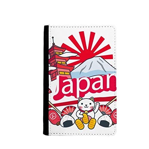 Porte-passeport décoré à la main motif japonais étui de protection voyage