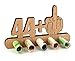 Giftota - Originelle Lustig 45. Geburtstag Geldgeschenk Holz - 44 + 1 - Geschenk zum 45.Geburtstag - Geburtstag Jubiläum - Geschenke aus Holz - Geschenke für Freunde, Familie