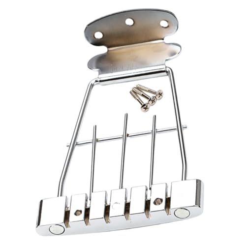 BESTonZON Replacement Guitar Tailpiece Bridge Guitar Tailpiece for Jazz Guitar Guitar Finetuner Tailpiece