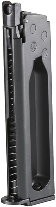 GoldenBall Well Fire 16 Rounds Single Stack 1911 CO2 Airsoft Magazine (Color: Black)