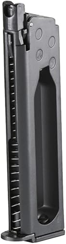 Well Fire 16 Rondas Single Stack 1911 CO2 Airsoft Magazine (Color Negro)