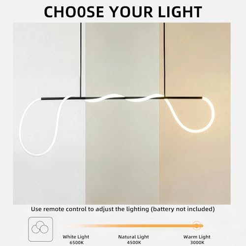 Lámparas de comedor modernas LED que eliminan las sombras en tu isla de cocina 4