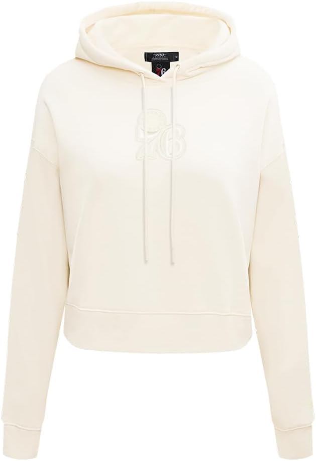 Pro Standard NBA womens Womens Nba Neutral Brushed Back French Terry Cropped Pullover Hoodie