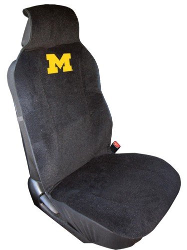 Fremont Die NCAA Michigan Wolverines Car Seat Cover, Standard, Black/Team Colors